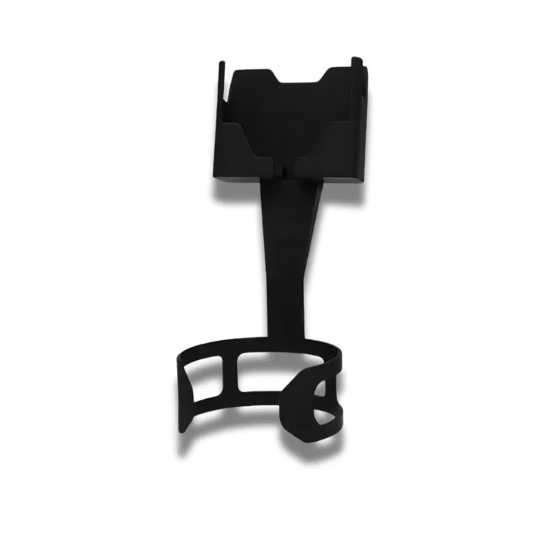 Cell Phone Seat in Black Satin