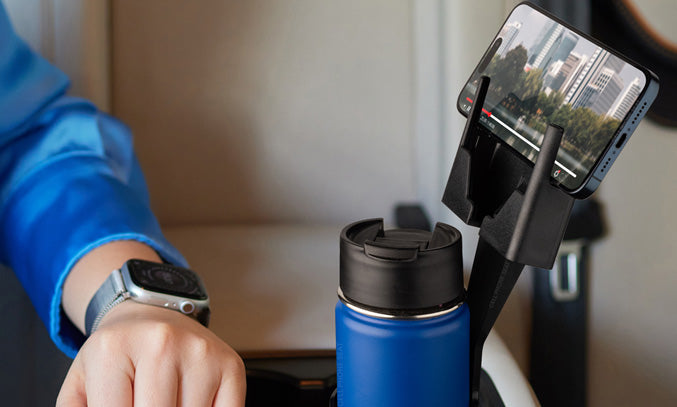 Cell Phone Seat man with cup holder phone mount