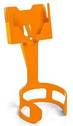 Cell Phone Seat in Pumpkin Orange | Cup holder phone mount